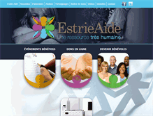 Tablet Screenshot of estrieaide.com